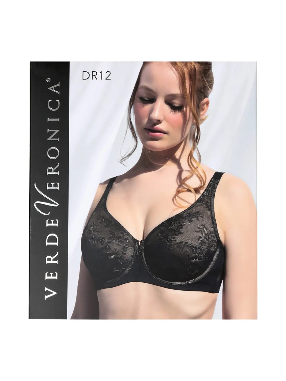 Verde Veronica DR12C Reggiseno donna sfoderato con ferretto coppa C - bordeaux