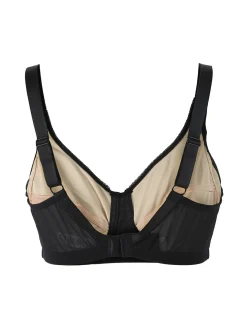 Verde Veronica DR10C Reggiseno donna francese senza ferretto coppa C - nero