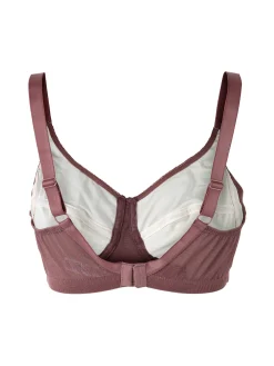 Verde Veronica DR10C Reggiseno donna francese senza ferretto coppa C - bordeaux