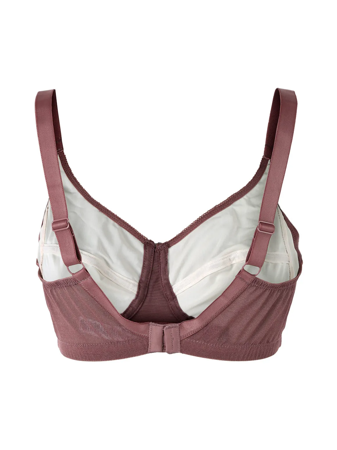 Verde Veronica DR10C Reggiseno donna francese senza ferretto coppa C - bordeaux