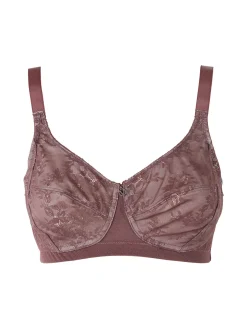 Verde Veronica DR10C Reggiseno donna francese senza ferretto coppa C - bordeaux