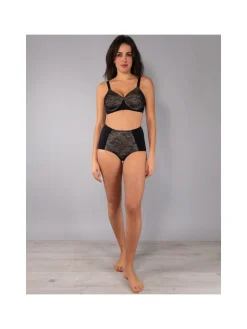 Verde Veronica DR16C Reggiseno donna imbottito senza ferretto COPPA C - nero