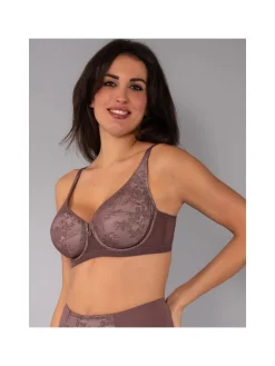 Verde Veronica DR12D Reggiseno donna preformato con ferretto coppa D - bordeaux