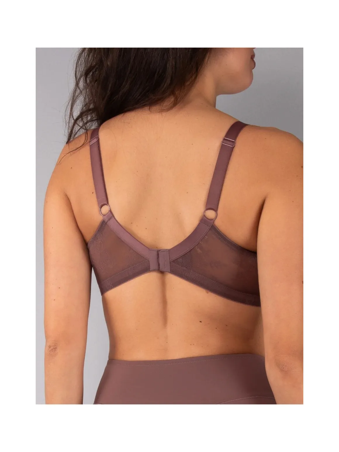 Verde Veronica DR12D Reggiseno donna preformato con ferretto coppa D - bordeaux