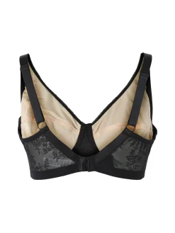 Verde Veronica DR12D Reggiseno donna preformato con ferretto coppa D - nero