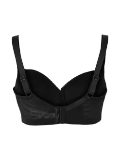 Verde Veronica DR14 Reggiseno preformato con coppe imbottite e ferretto coppa E - nero