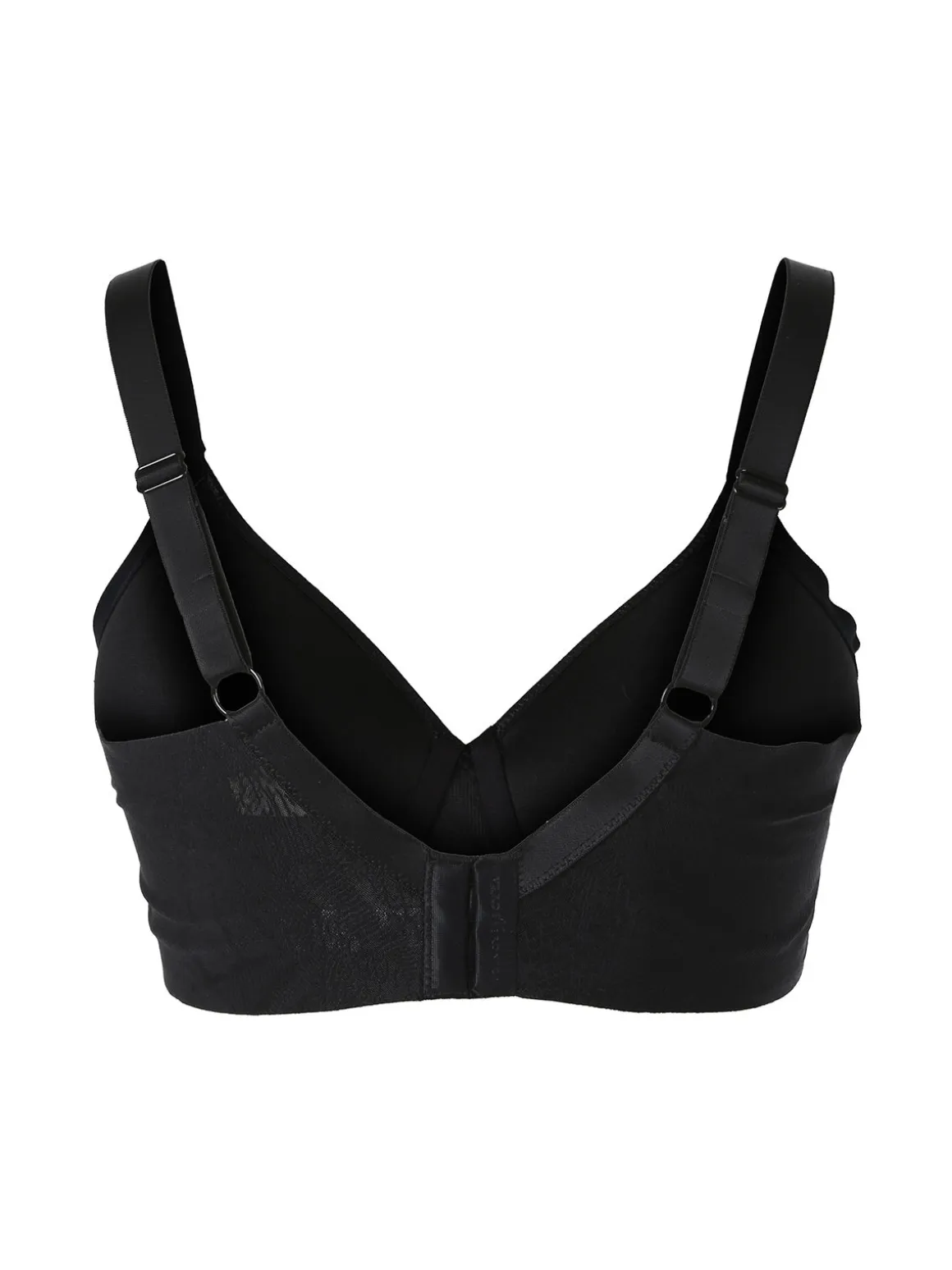 Verde Veronica OD16 Reggiseno donna con coppe imbottite senza ferretto COPPA C - nero