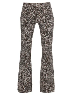 Vestella Pantaloni donna maculati slim fit a zampa