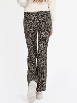 Vestella Pantaloni donna maculati slim fit a zampa
