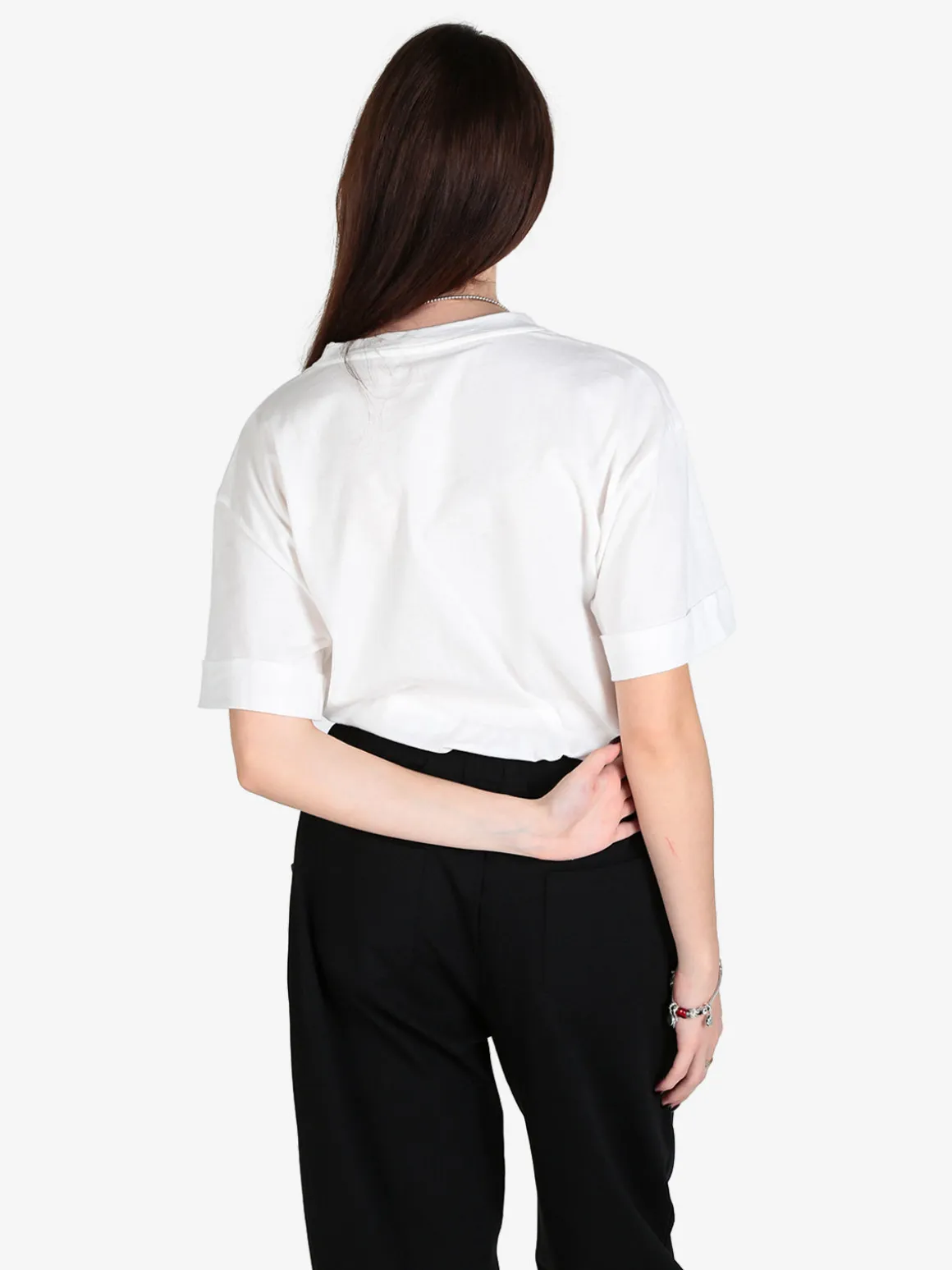 Vicbee T-shirt donna oversize con stampa