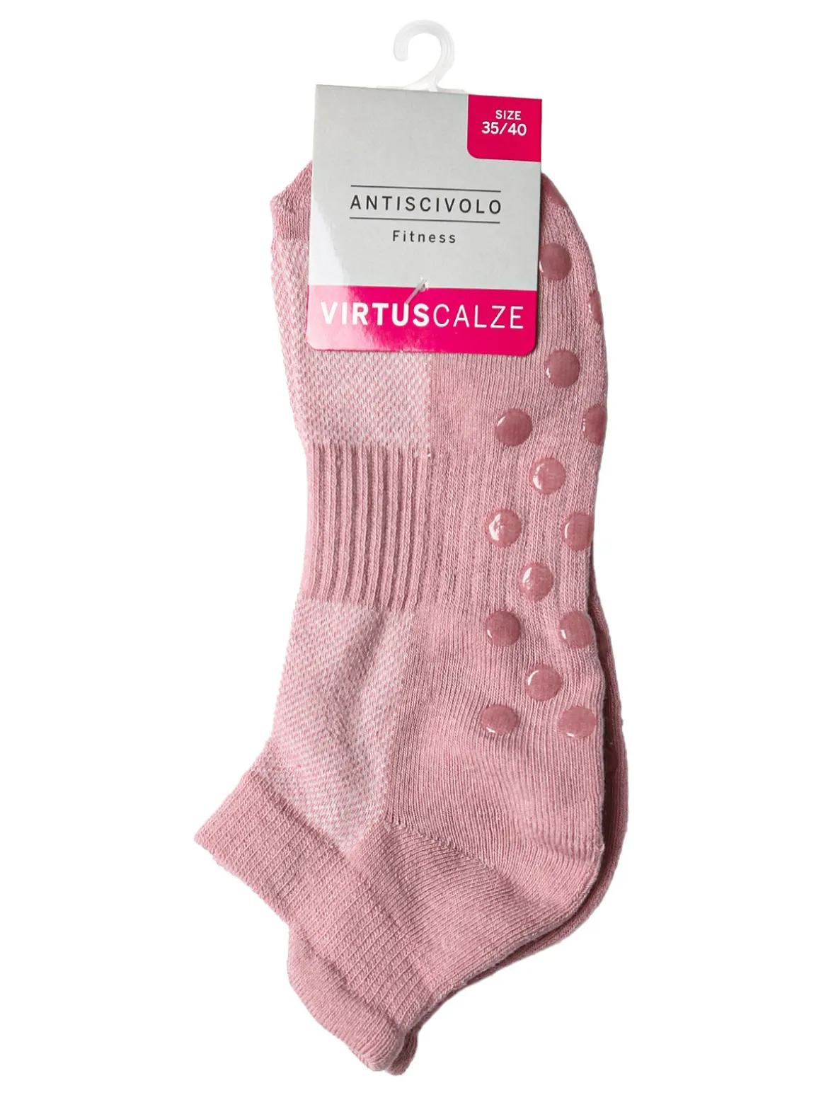 Virtus Calze antiscivolo da donna - rosa