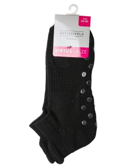 Virtus Calze antiscivolo da donna - nero