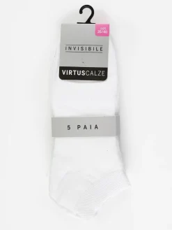 Virtus Fantasmino donna in misto cotone Confezione da 5 paia