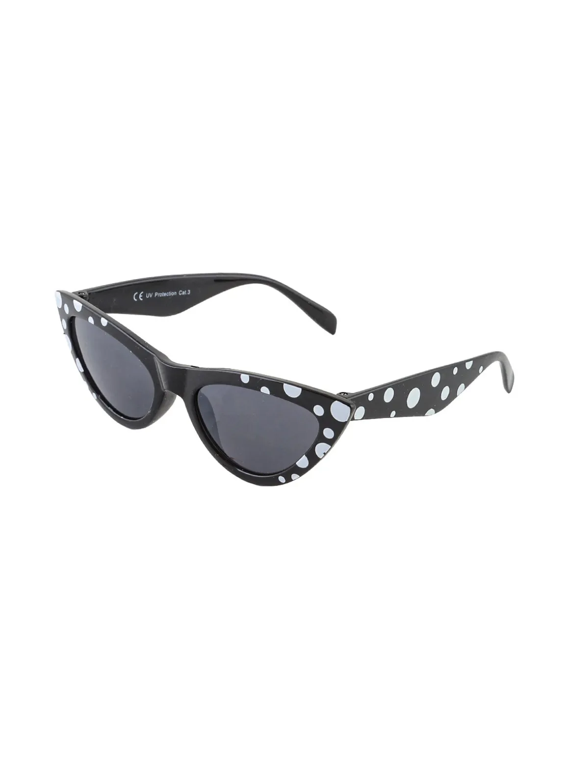 Visionmania Occhiali da sole da bambina a gatto - nero