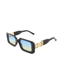 Visionmania Occhiali da sole rettangolari da donna - blu