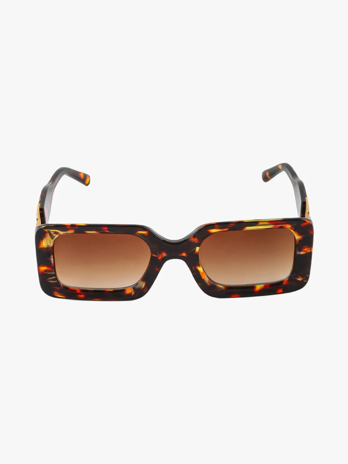 Visionmania Occhiali da sole rettangolari da donna - marrone