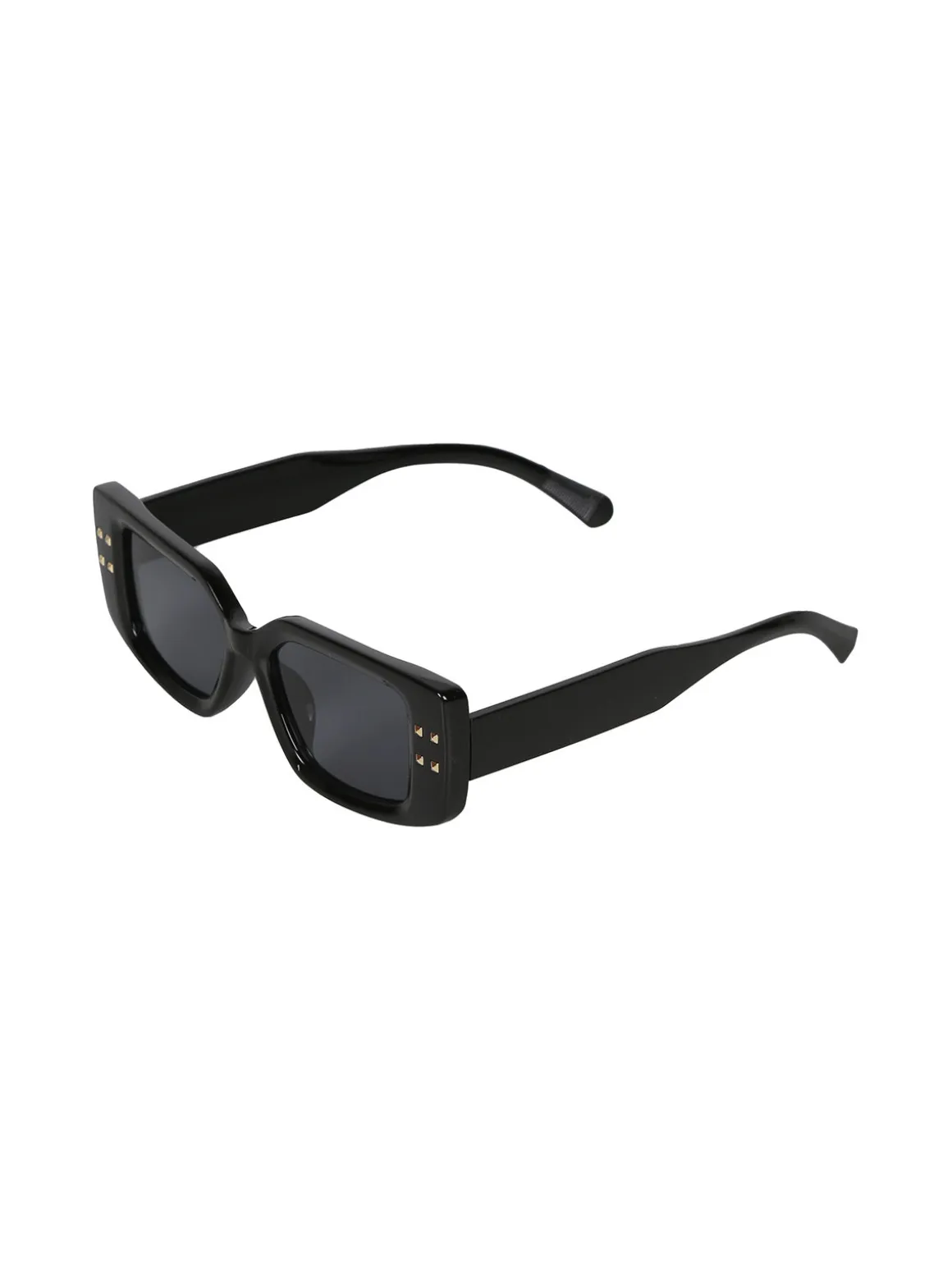 Visionmania Occhiali da sole rettangolari da donna con borchie