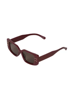 Visionmania Occhiali da sole rettangolari da donna con borchie
