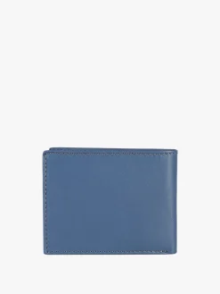 Wampum Portafoglio in pelle uomo con scritta