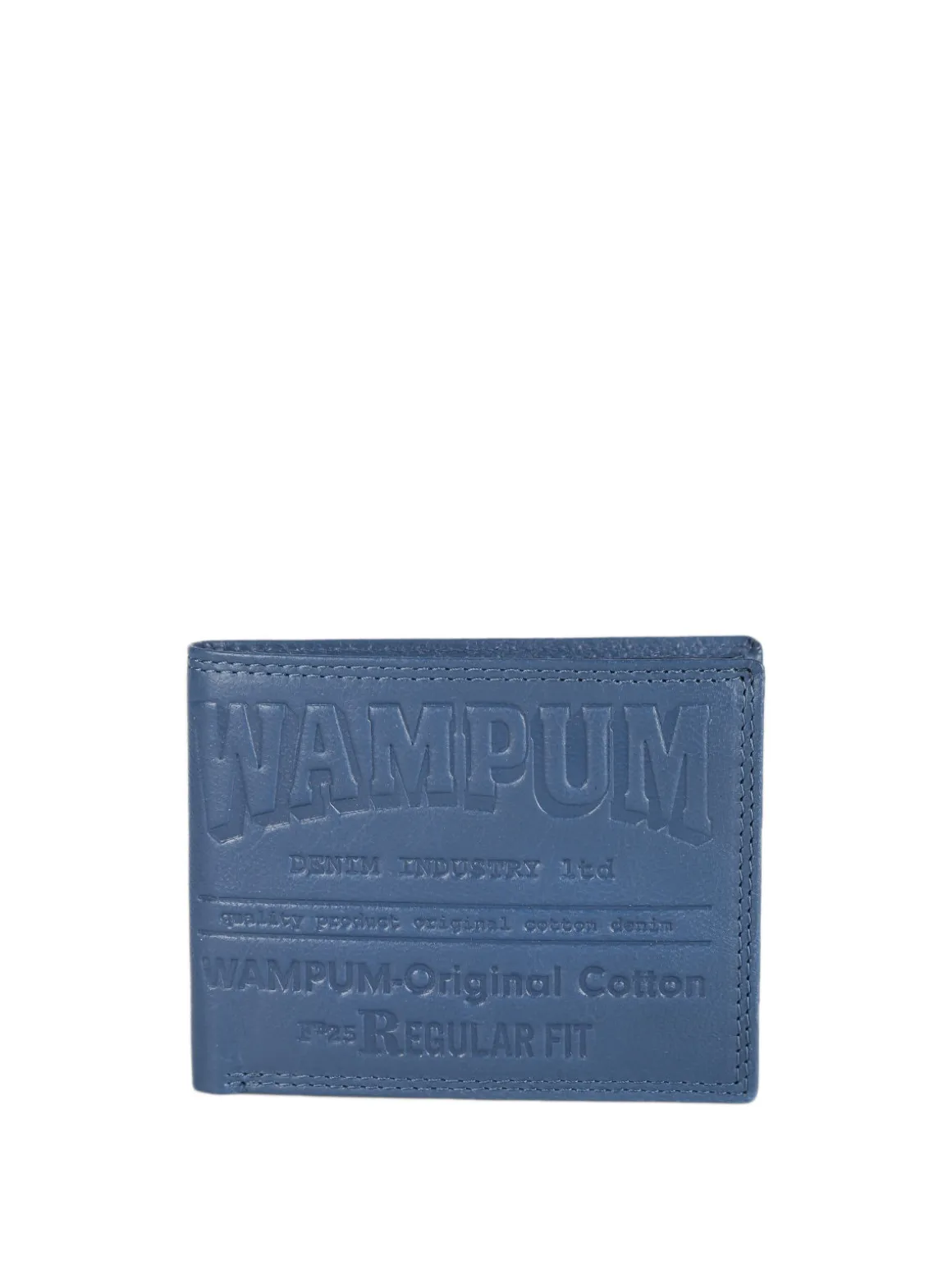 Wampum Portafoglio in pelle uomo con scritte