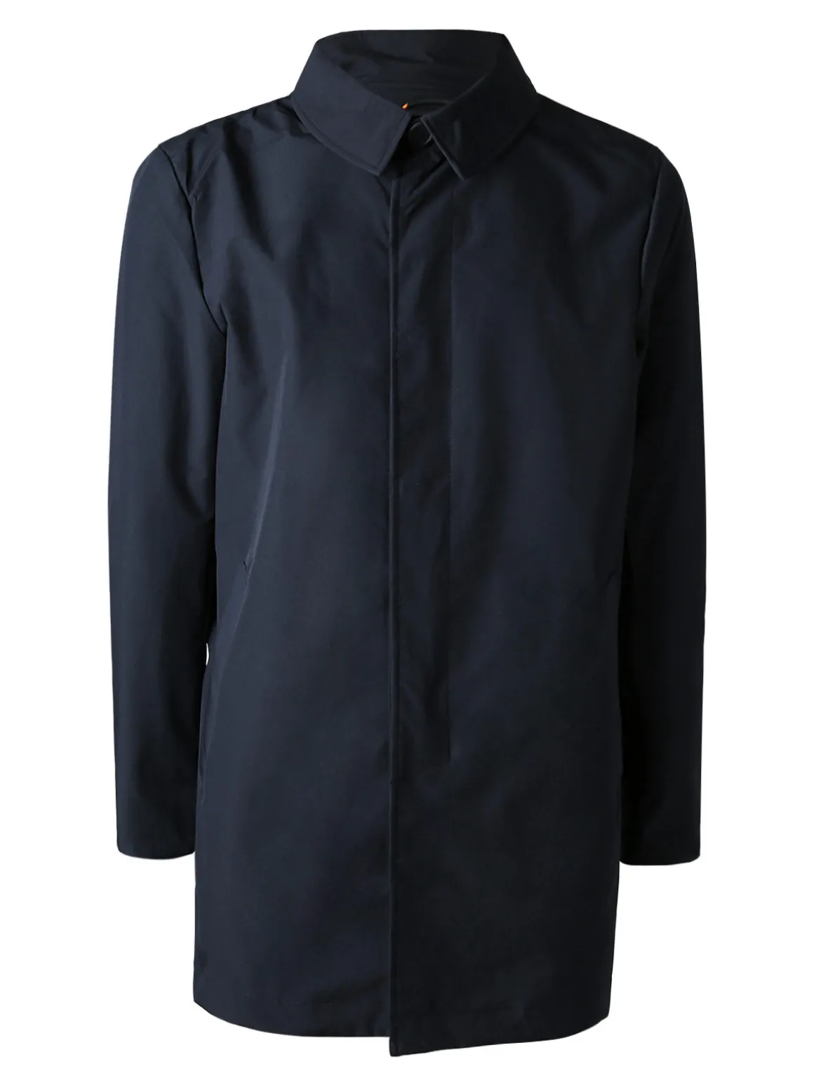 Warren Webber Giacca impermeabile da uomo con bottoni - blu scuro