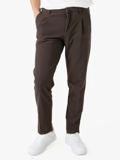 Warren Webber Pantaloni casual da uomo a gamba dritta - moro