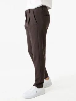 Warren Webber Pantaloni casual da uomo a gamba dritta - moro