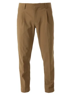 Warren Webber Pantaloni casual da uomo a gamba dritta - marrone