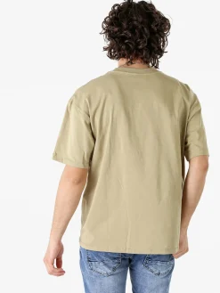 Warren Webber T-shirt oversize da uomo in cotone - khaki