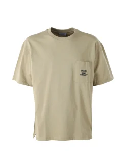 Warren Webber T-shirt oversize da uomo in cotone - khaki