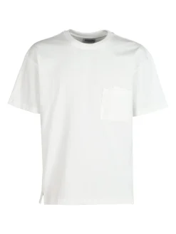 Warren Webber T-shirt uomo in cotone con doppio taschino