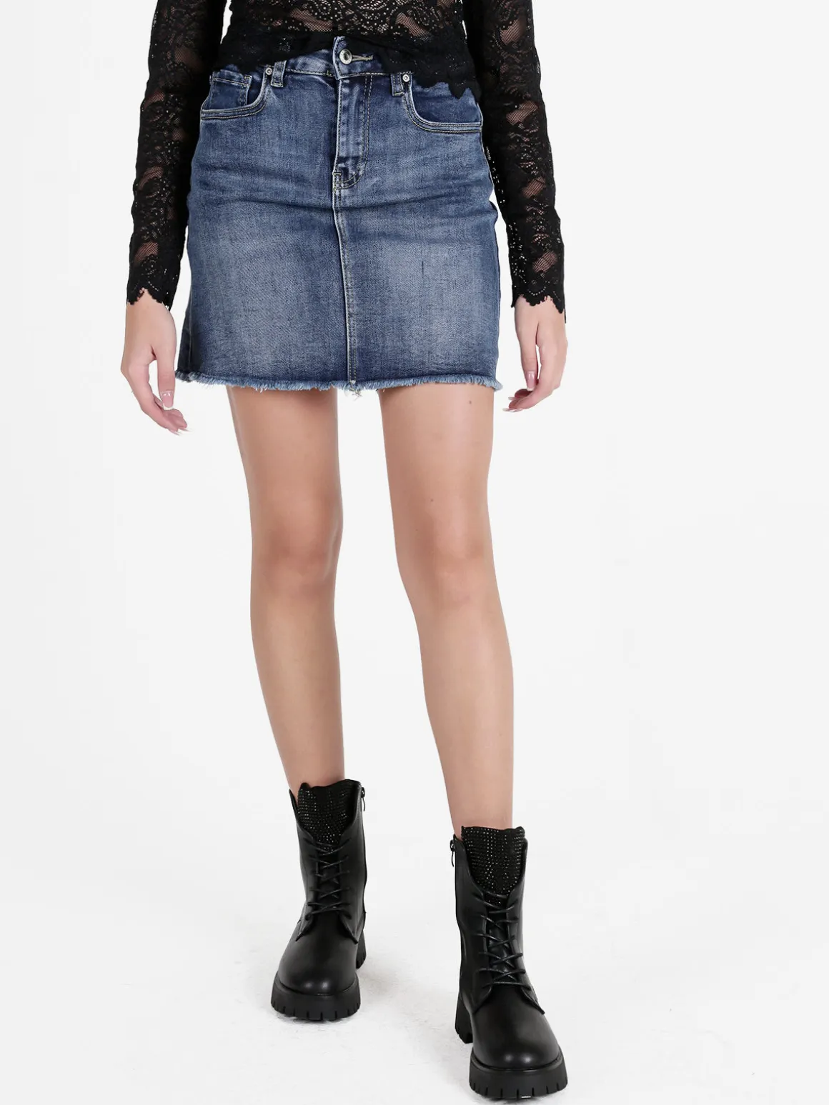 Water Jeans Gonna in jeans da donna