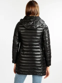 W Collection Piumino leggero da donna con cappuccio