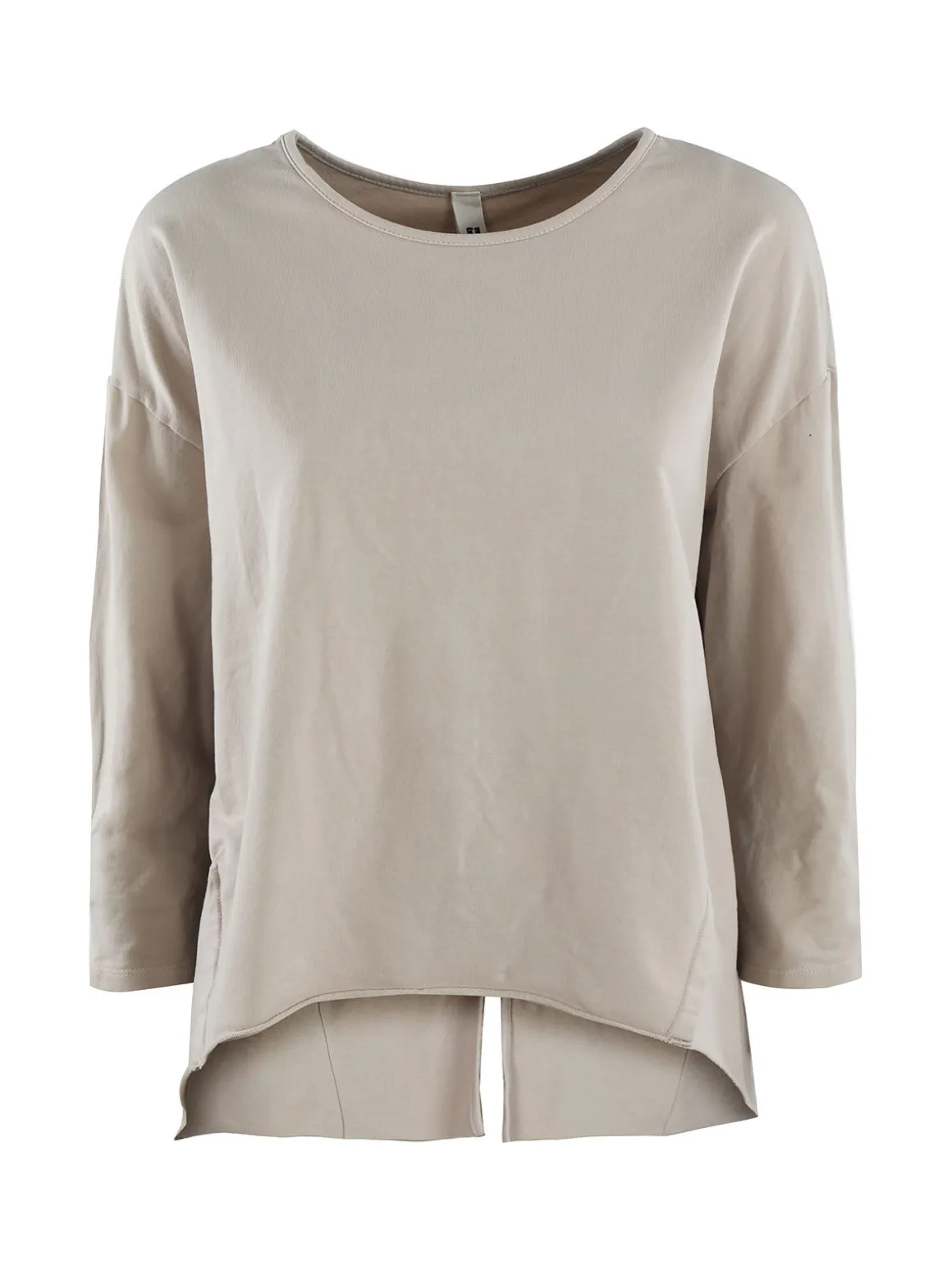 Wendy Trendy T-shirt donna a manica lunga con spacco dietro