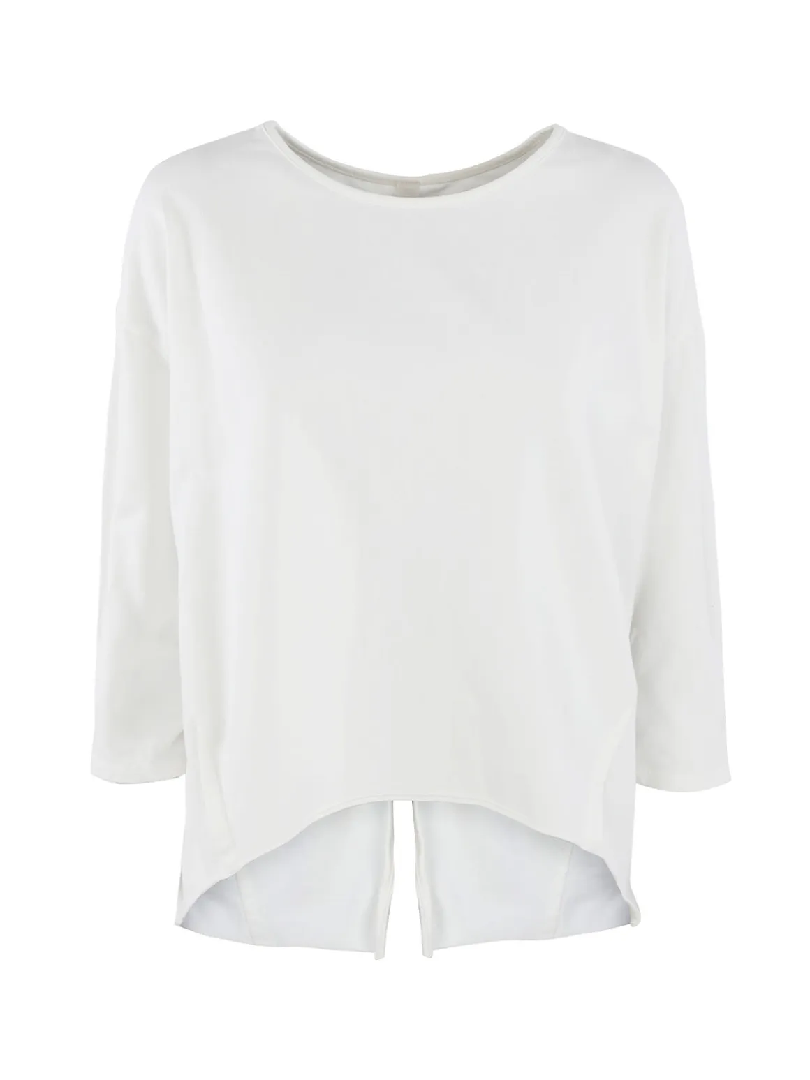 Wendy Trendy T-shirt donna a manica lunga con spacco dietro