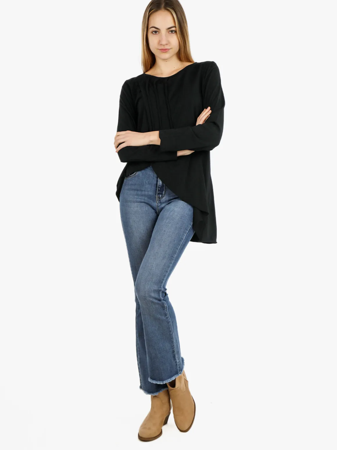 Wendy Trendy T-shirt donna lunga in cotone