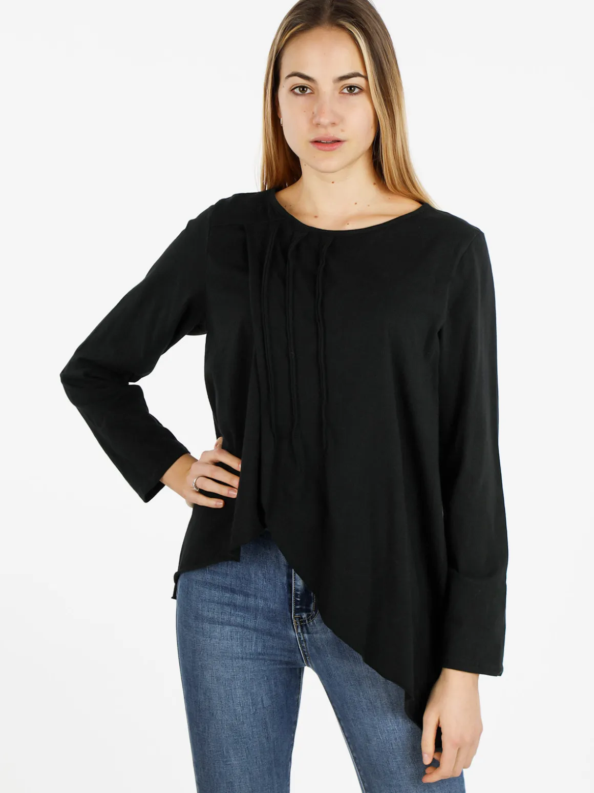 Wendy Trendy T-shirt donna lunga in cotone