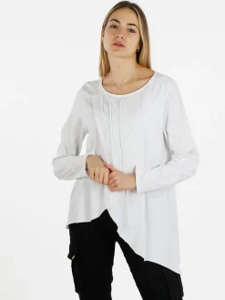 Wendy Trendy T-shirt donna lunga in cotone