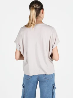 Wendy Trendy T-shirt donna oversize in cotone