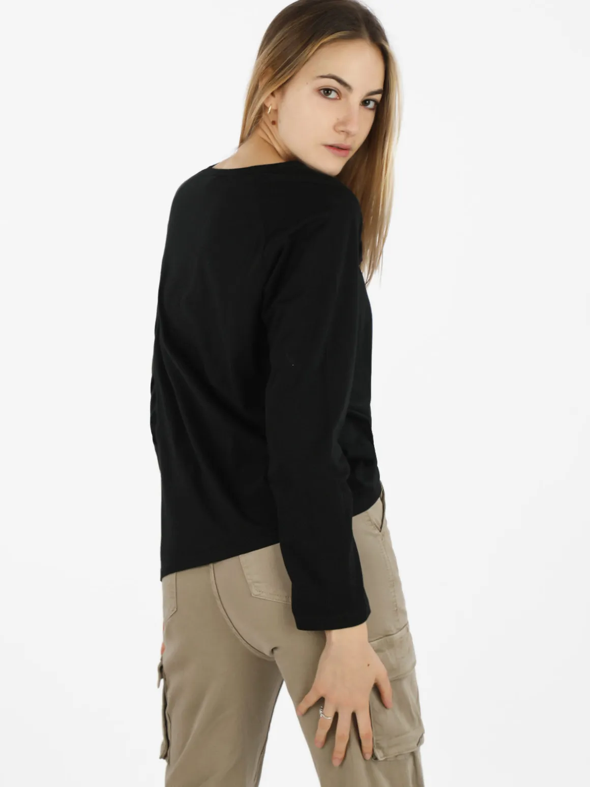 Wendy Trendy T-shirt donna oversize in cotone