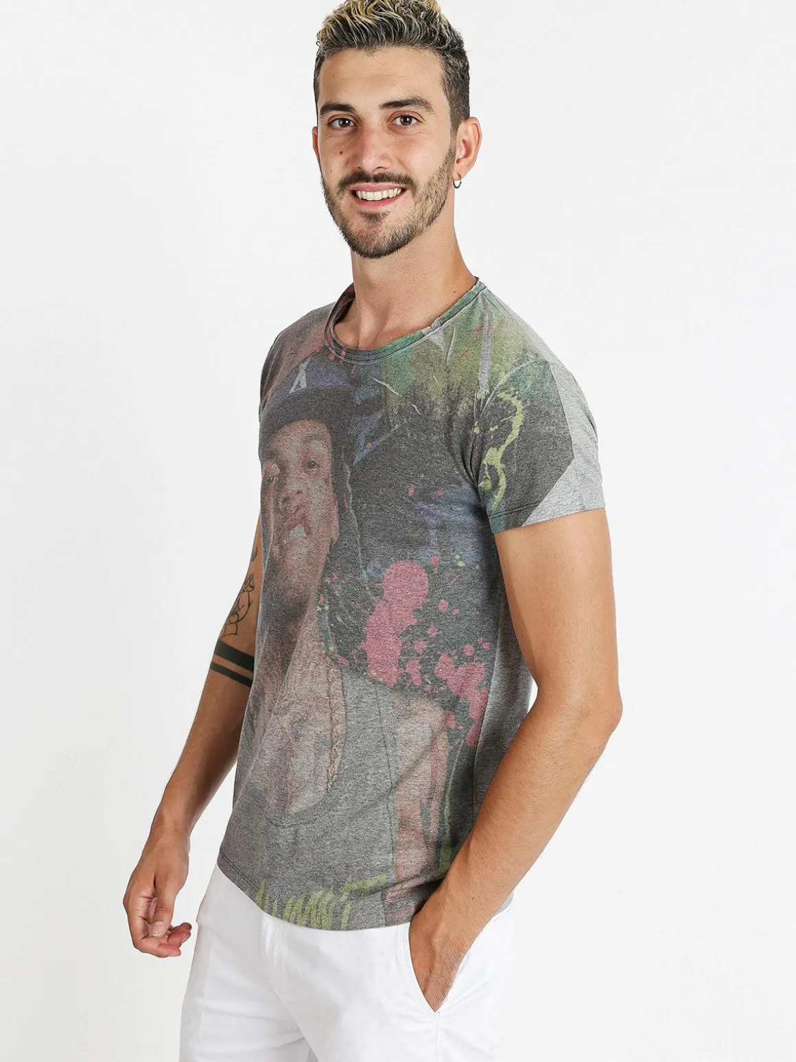 Wilfed T-shirt girocollo con disegno