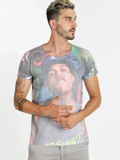 Wilfed T-shirt girocollo con disegno