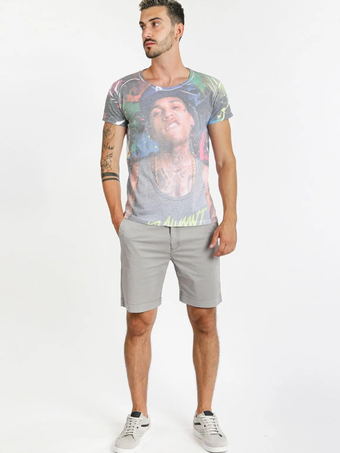 Wilfed T-shirt girocollo con disegno
