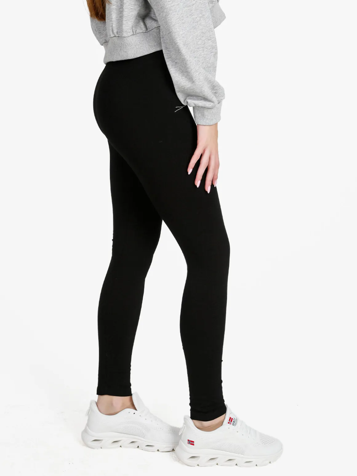 Wit Girl Leggings donna in cotone - nero