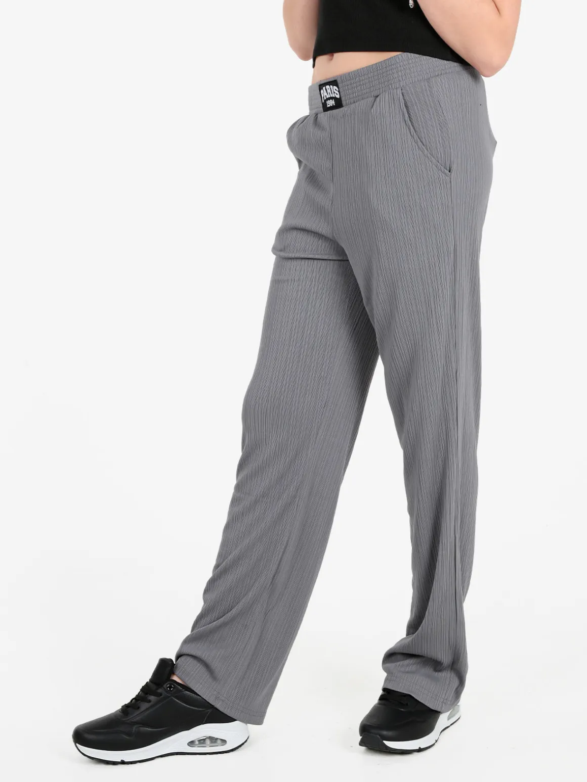 Wit Girl Pantaloni donna leggeri con elastico in vita