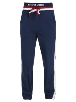 Wit Girl Pantaloni tuta da donna con coulisse e polsini