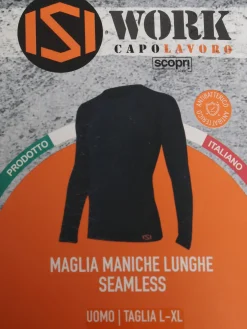 Work Maglia termica da uomo girocollo
