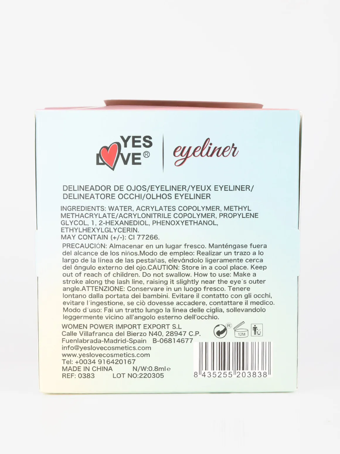 Wynie Cosmetics Eye liner liquido a penna