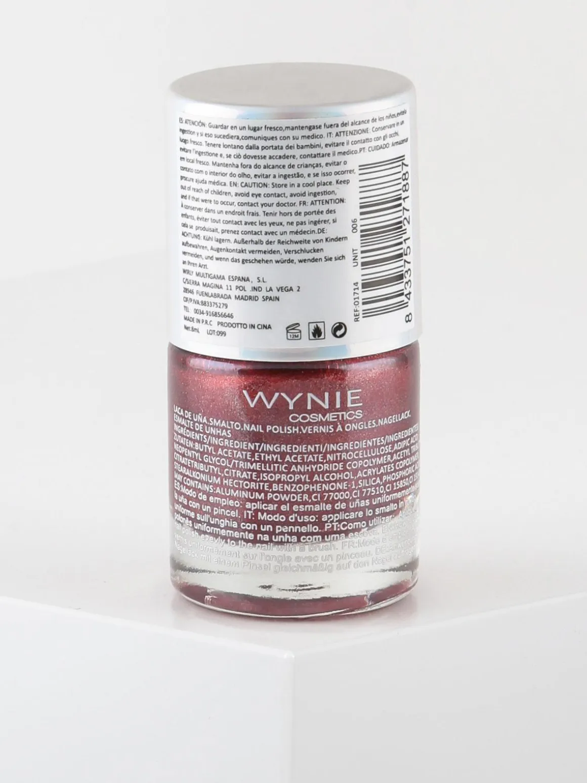 Wynie Cosmetics Smalto effetto olografico