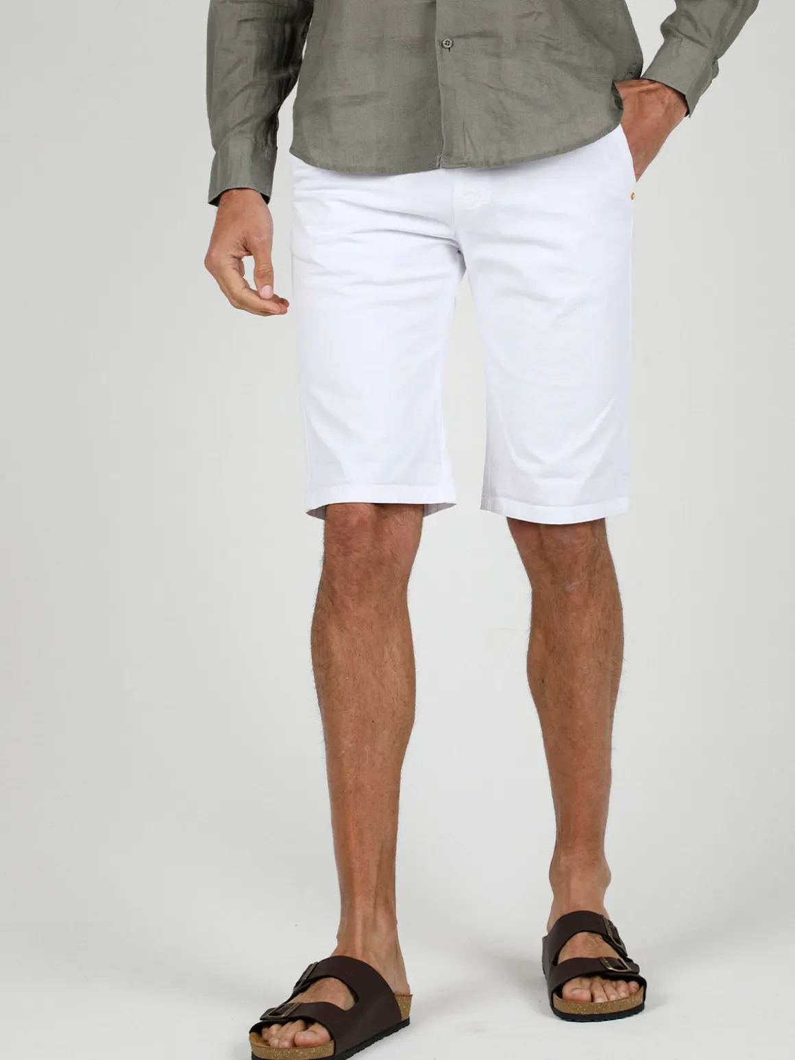 X-Cape Bermuda casual da uomo in cotone